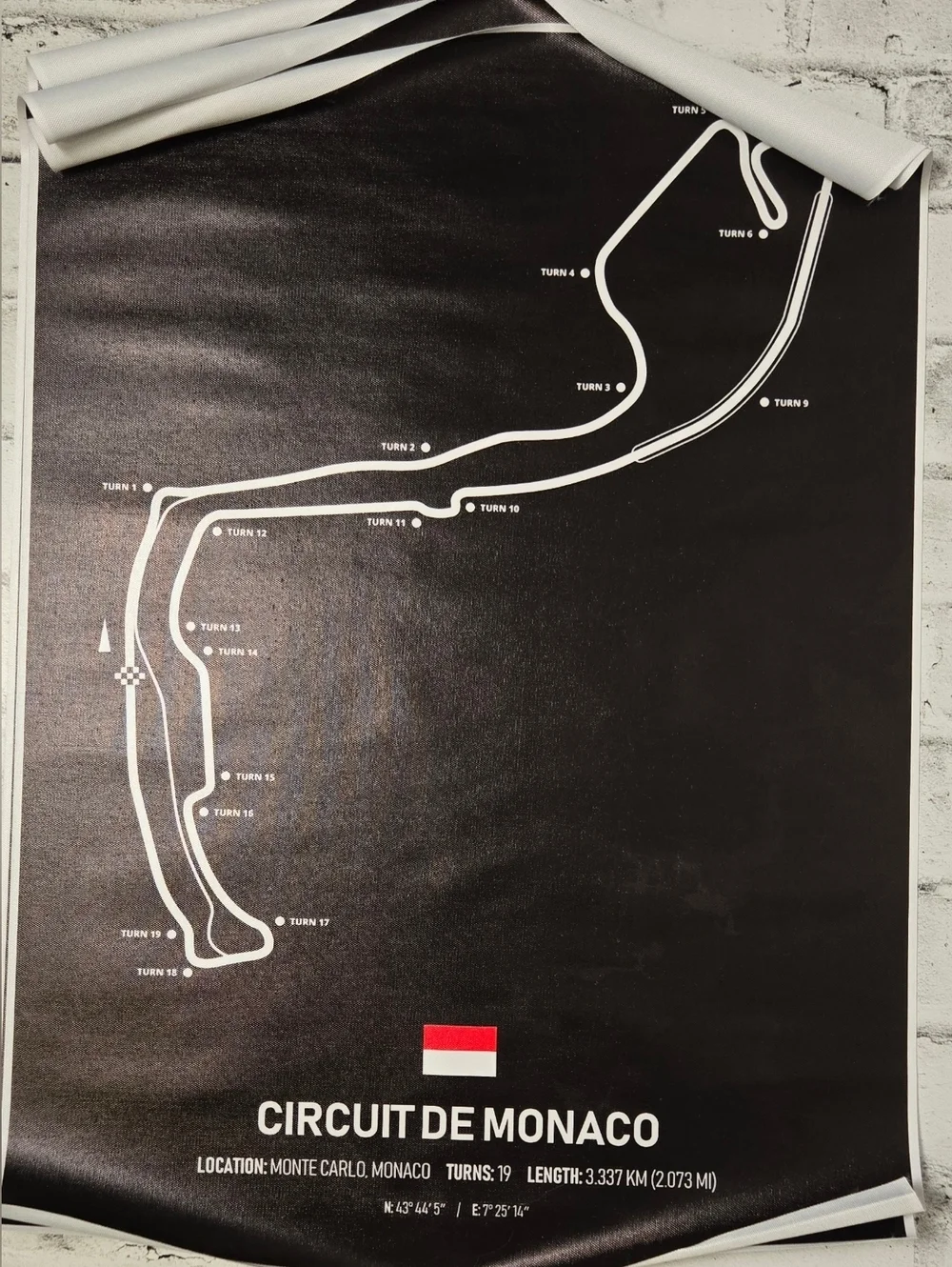F1 Racing Circuit Posters Monaco Suzuka Monza Wall Art Set
